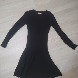 Calvin Klein Black Long Sleeve Dress